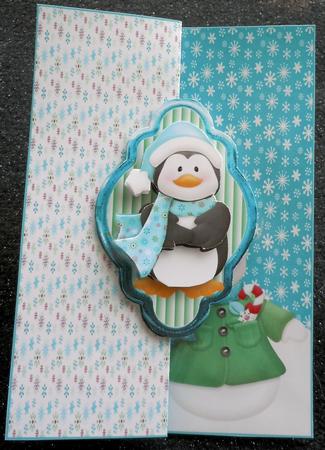 Snow Pals Fold Back by Sharon Wilson
