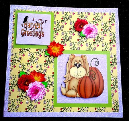 Blossoms - Set of 12 Backing Papers by Sharon Wilson