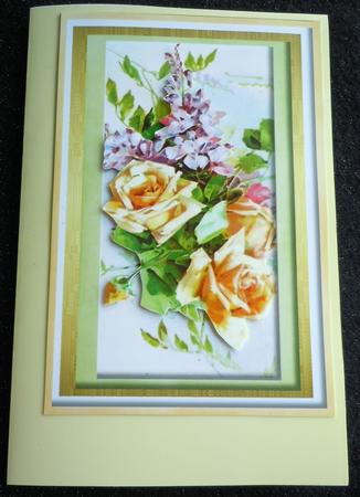 Two Floral Rose Toppers by Sharon Wilson