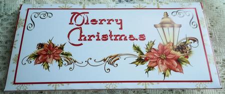 Christmas Lantern Gift Wallet by Sharon Wilson