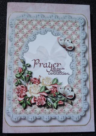 Prayer Connection Card Topper by Sharon Wilson