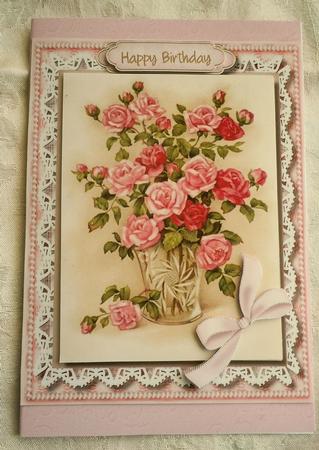 Gorgeous Vase of Mixed Roses  by Sharon Wilson