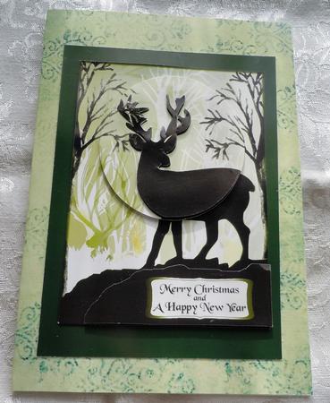 Deer in Silhouette 4 by Sharon Wilson