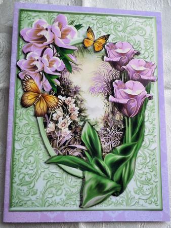 Beautiful Garden of Pink Shades of Summer Flowers A4 by Sharon Wilson