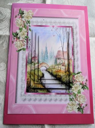 Beautiful Rose at the River , Pyramid  by Sharon Wilson