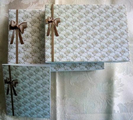 Taupe and Green Background Paper by Sharon Wilson