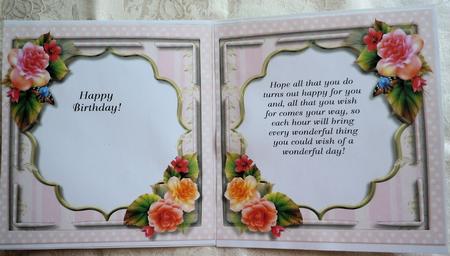 Incert with Lovely Begonias  by Sharon Wilson