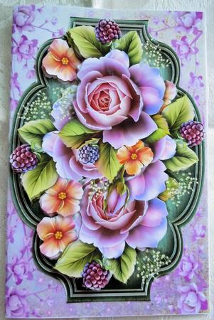 Scallop Topper English Roses Mini Kit by Sharon Wilson