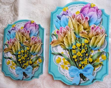 Print, Cut, and Fold Beautifu, Fantasy Tulips by Sharon Wilson