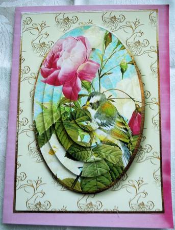 Beautiful Bird & Vintage Roses Mini Kit by Sharon Wilson