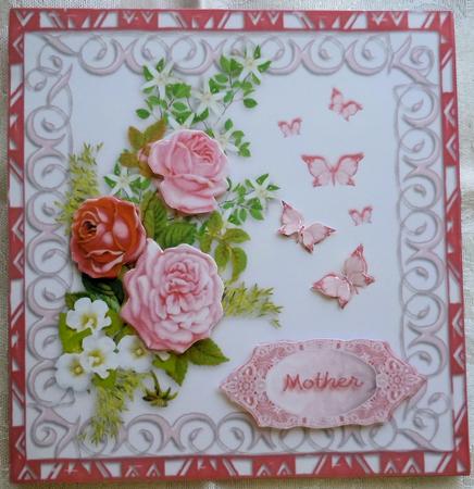 Butterflies and Roses by Sharon Wilson