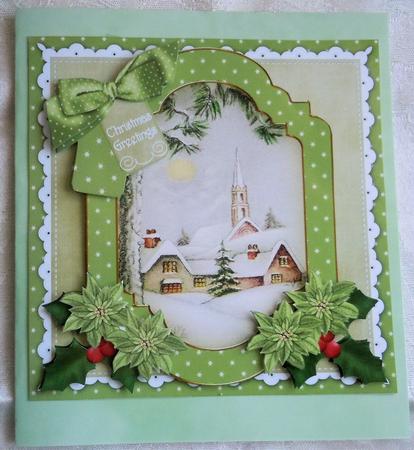 Winter Pub Christmas Greetings 6in Christmas Step by Step by Sharon Wilson