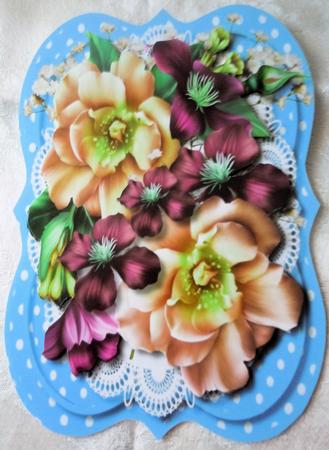 Tent Card , with Birthday Verse  by Sharon Wilson