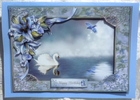 Twilight Swan by Sharon Wilson