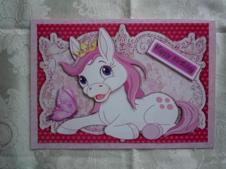 Gorgeous Fantasy Lilac Pony by Sharon Wilson