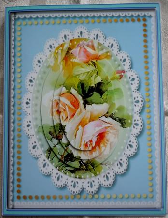 Beautiful Cream Roses in Pyramid 3 by Sharon Wilson