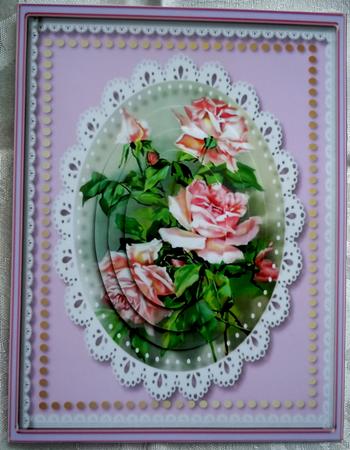 Beautiful Pink Roses in Pyramid ,5 by Sharon Wilson