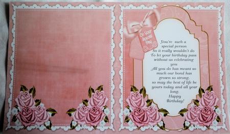 Dancing Couple Special Day to Fit 6in Folded Insert by Sharon Wilson