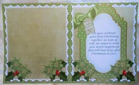 Winter Pub Both of You to Fit 6in Folded Insert by Sharon Wilson