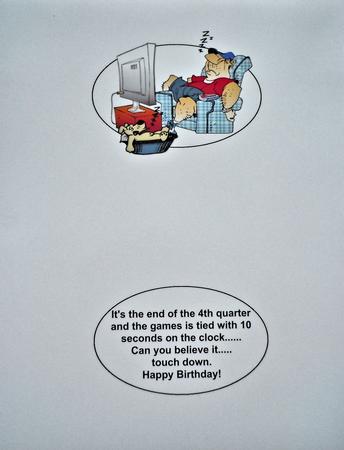 Football, Recliner Remote Insert by Sharon Wilson