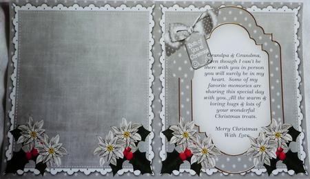 Snow Tree Both of You to Fit 6in Folded Insert by Sharon Wilson