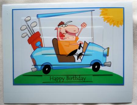 Birthday/fathers Day Golf by Sharon Wilson