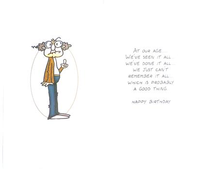 Gus Has a Birthday Suggestion Insert by Sharon Wilson