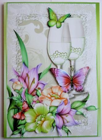 Lovely Flowers and Butterfly's 2 by Sharon Wilson