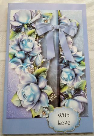 An Abundance of Blue Roses A5 by Sharon Wilson