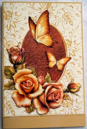 Butterflies and Roses + Decoupage by Sharon Wilson