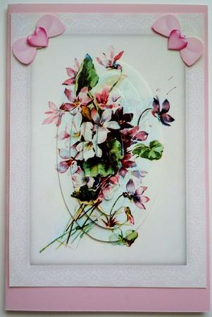 Flower Spray and Lace by Sharon Wilson