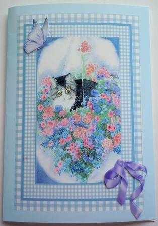 Blue Gingham Frames by Sharon Wilson
