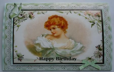 Victorian Girl A4 by Sharon Wilson