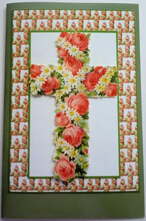 Flower Cross by Sharon Wilson
