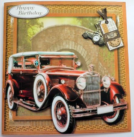 Lovely Maroon Vintage Rollsroyce  by Sharon Wilson