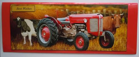 Scenic Farm Tractor Long Topper and Decoupage by Sharon Wilson