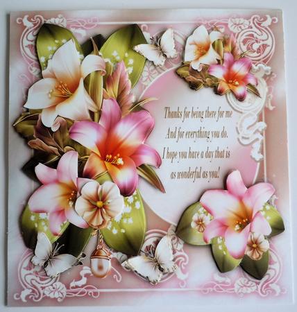 Vintage Lily Bouquet for All Occasion Mini Kit by Sharon Wilson