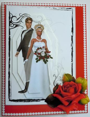 Bride and Groom Wedding Day by Sharon Wilson