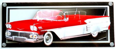 Lg. Dl Red Impala Card Front Kit by Sharon Wilson