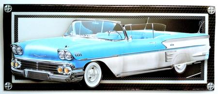 Lg.dl Blue Impala Card Front Kit by Sharon Wilson