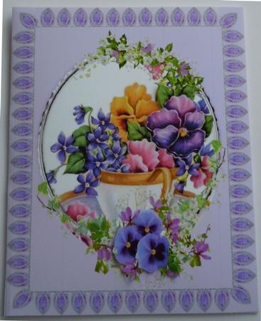Pansy Frames by Sharon Wilson