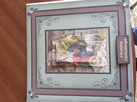 Sleeping Jesus Nativity  by Linda Wright