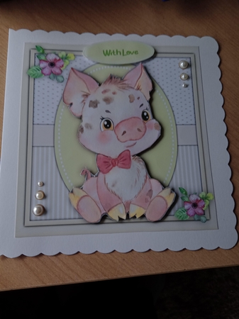 4, Lovely A5 Card Fronts, Classy Girls by Linda Wright