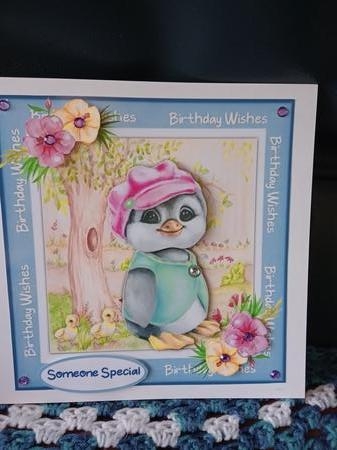 8x8 Mini Kit, Penguins Walkabout by Linda Wright