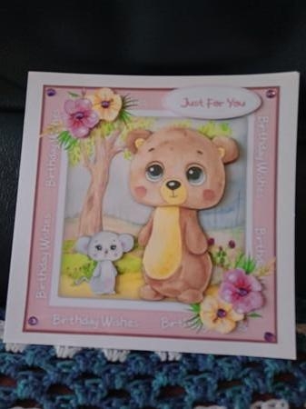 8x8 Mini Kit, Bo Bear and Mouse by Linda Wright