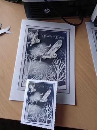 Winter Nights 5x7 Christmas Collection by Linda Wright