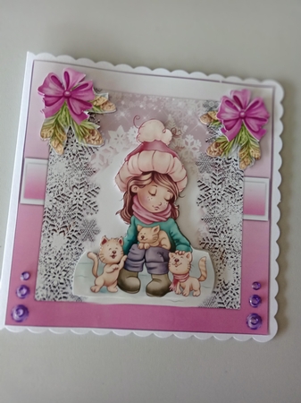 8x8 Mini Kit, My Beautiful Christmas Friends by Linda Wright