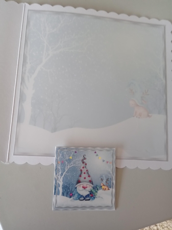 Santa Gnome in the Snow Mini Kit by Linda Wright