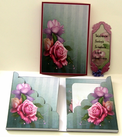 Mint Stationery Set by Linda Wright