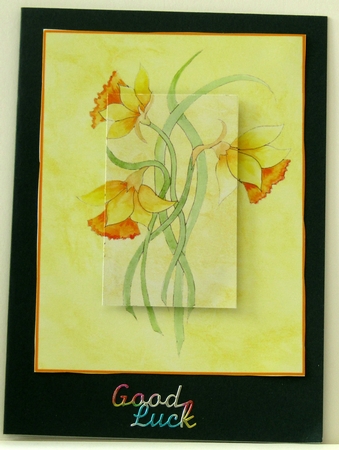 2 Spring/easter Watercolour Toppers by Linda Wright